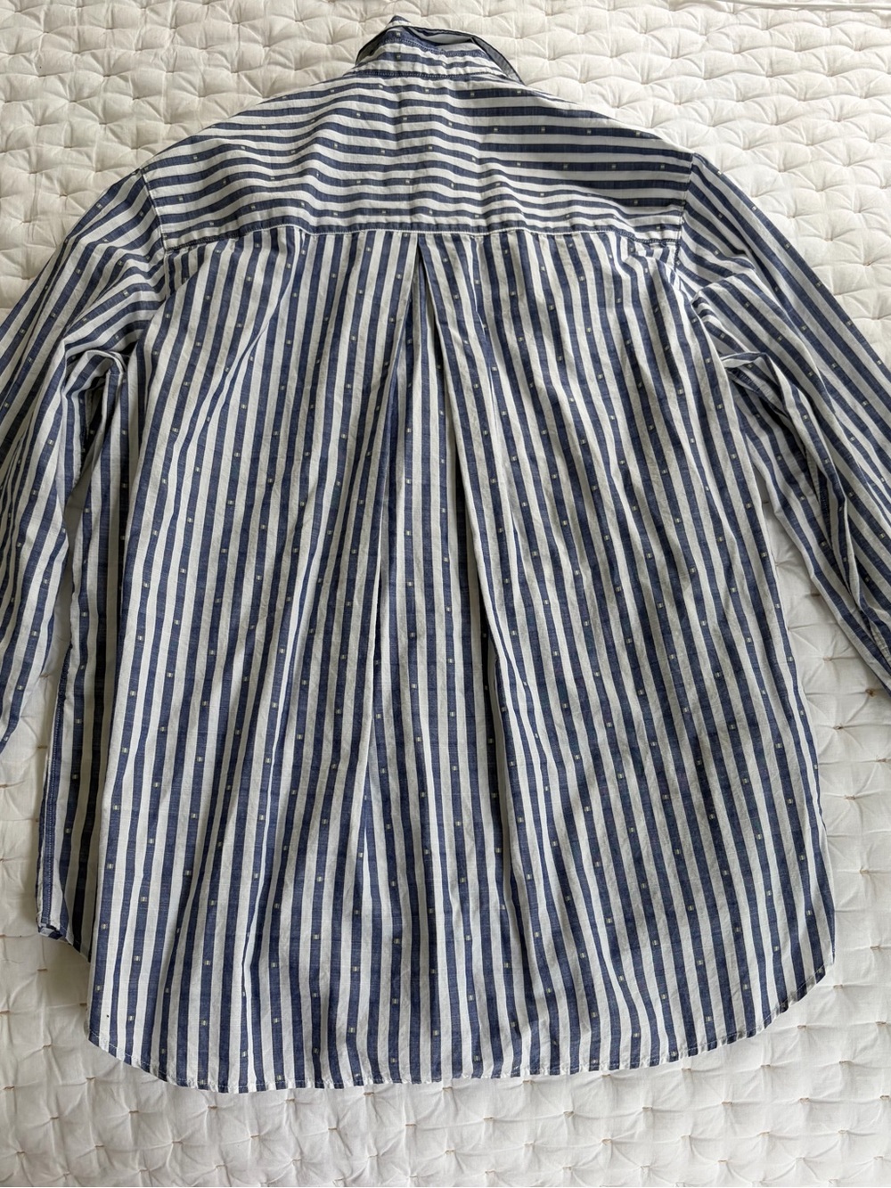 Anthropologie Grayson Hero striped button down with dots - Picture 11 of 12